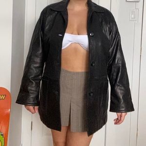 Leather jacket